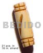 Natural Bone Tube Groove 19mmx8mm
