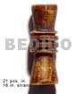 Natural Bone Tube Groove 19mmx8mm