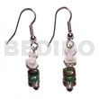 Dangling Crazy Cut Shell/green Horn