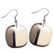 Dangling 30mm Greywood/carabao Bone Combination