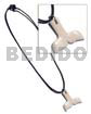 28mmx8mmx30mm Carabao Bone Fishtail Pendant