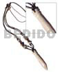 Tribal Carved 65mmx12mm Wooden Dagger