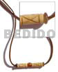 Leather Thong Antique Horn Groove
