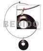 Nickel-free Silver Hoop Ring 40mm