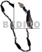 30mmx10mm Black Horn Leave Nassa