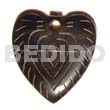 Carved Horn Heart 35mm