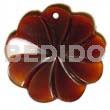 Amber Flower Horn 35mm