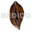 35mmx25mm Golden Burn Bone Leaf