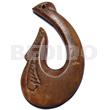 45mm Antique Carabao Bone