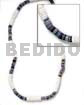 4-5mm White Shell And Blue