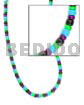 4-5mm Pokalet Blabk/neon Green/aqua Blue/violet