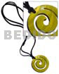 50mm Colored Spiral Kabibe Pendant