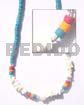 4-5 Coco Heishe Turq Blue
