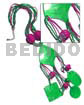 Tassled 5 Rows Glass Beads