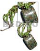 4 Layers Lime Green Glass