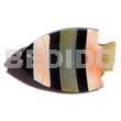 Inlaid Fish Black Tab/orange Luhuanus