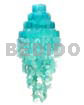 4 Layers Monogram Aqua Blue