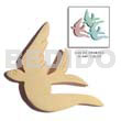 Nat. White Wood Swallow 40mm