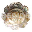 Carved Black Lip Rose 50mmx45mm