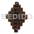 Black Tab Checkered Cross Carving
