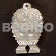 Owl MOP Carving 40mm