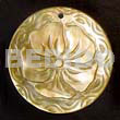 Round MOP Intricate 5 Petal