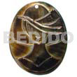 Oval Black Lip Tiger Lady