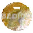 Round Grooved MOP Ring Design