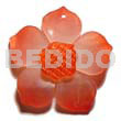 Graduated Red 40mm Hammershell Flower