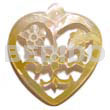 40mm Carved Heart MOP