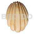 40mmx35mm Natural Bone Elongated Clam
