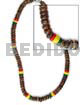 7-8mm Coco Pokalet Rasta Design