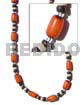 Orange Buri Tube Black /bleach
