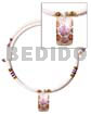 White Clam 3-4mm Wire Choker