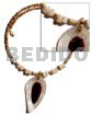 2-3mm Tiger Coco Pokalet. Choker