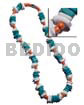Blue Green 8mm Coco Square