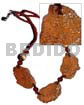 2-3mm Rust Coco Heishe 48mmx30mm