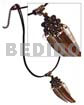 Dangling 5pcs. 40mmx8mm Brownlip Sticks