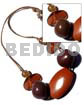 45mmx30mmx10mm Orange Nat. Wood Brown