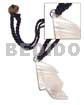 Black Macrame 67mmx35mm Kabibe Shell