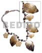 2 Rows Rainbow Glass Beads