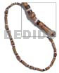 4-5mm Coco Heishe Tiger White