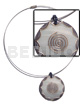 Coated Silver Cable Wire Handpainted