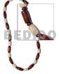 White/brown Buri Tube Blk Coco