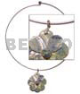 Nickel-free Silver Hoop Ring Blue
