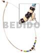 Cord Multicolored Beads/coco Pokalet And
