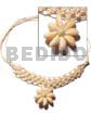 Macramie Choker Flower Sigay Pendant