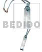 Aqua Blue Leather Thong Aqua
