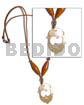 Twin Dolphin MOP In Leather
