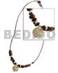 Wax Cord Coco Pokalet/wood Beads